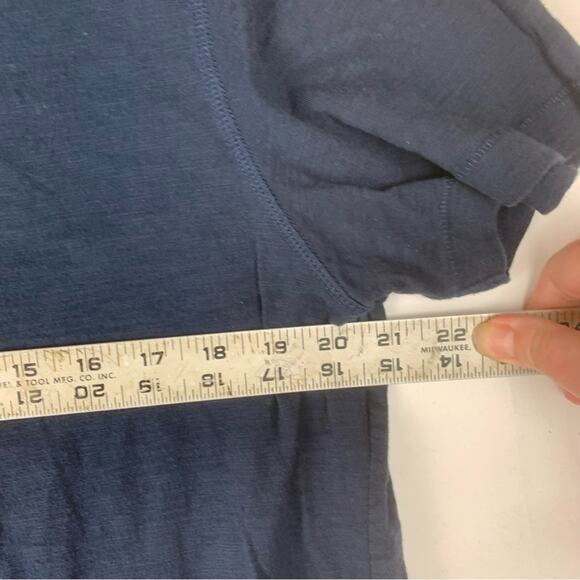 Everlane mens large navy blue Short Sleeve Tee essentials Classic Crew Neck - Picture 6 of 7